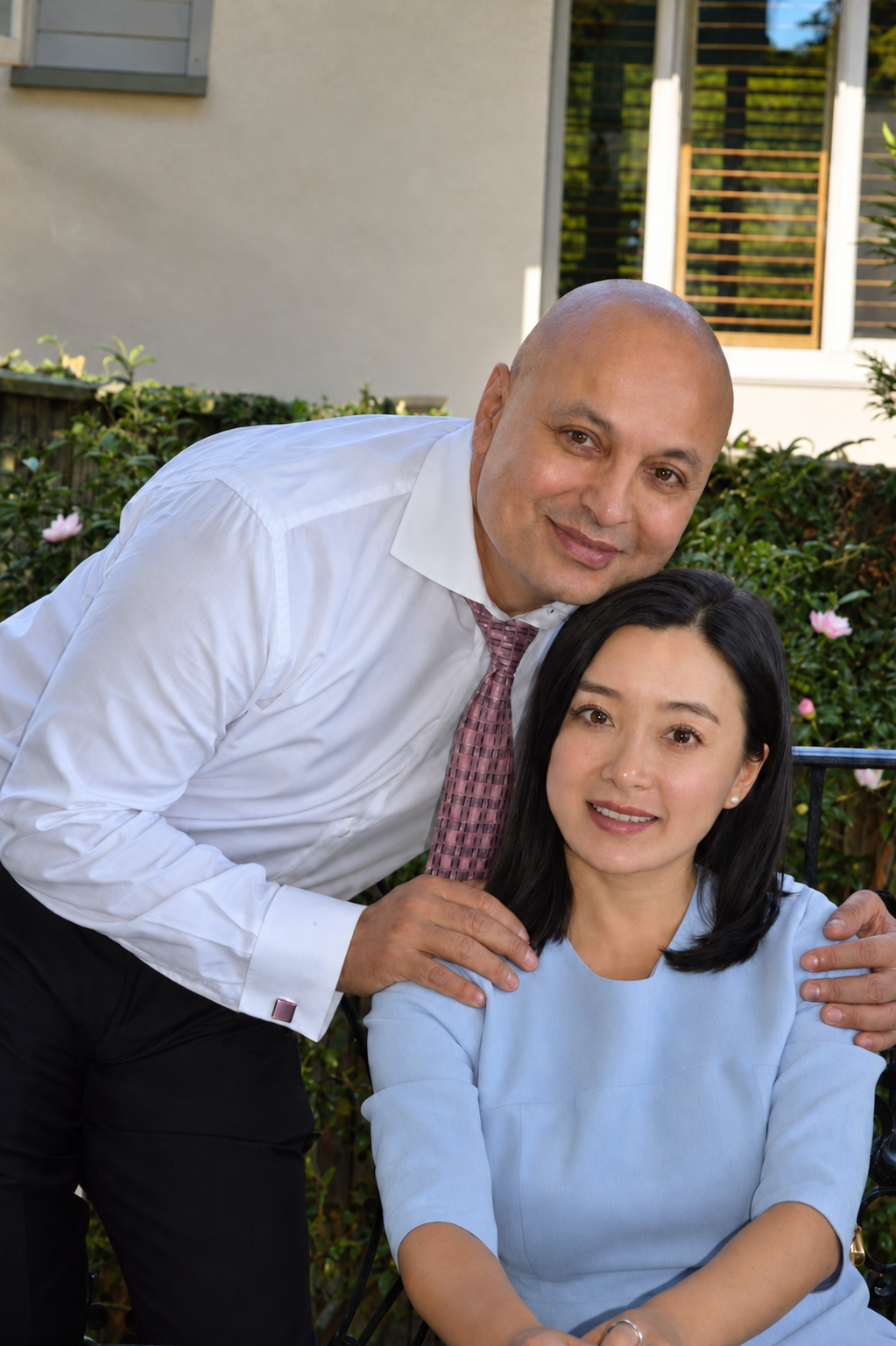 SR LUXE founders Lyn Shan and Dr. Tony Rizk